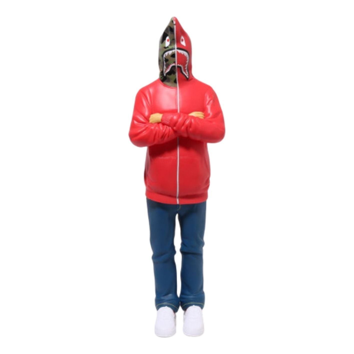 A Bathing Ape Shark Figure 'Red' 1J80-185-001-RED