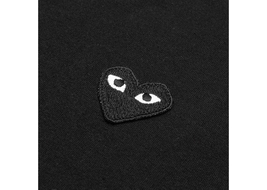 COMME DES GARÇONS PLAY BLACK EMBLEM T-SHIRT BLACK