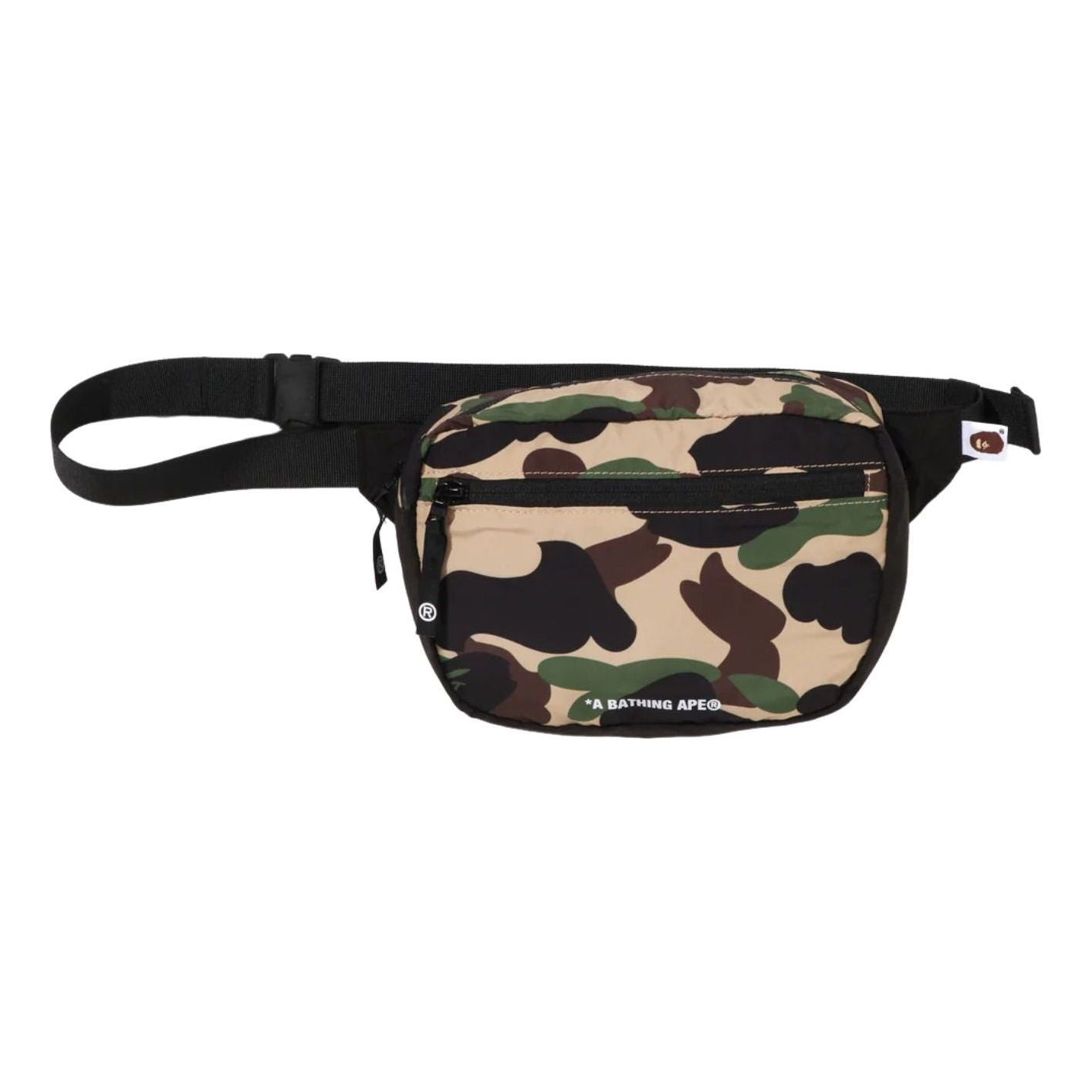 A Bathing Ape 1st Camo Packable Waist Back M Travel 'Yellow' 0ZXBGMX00290QYEX