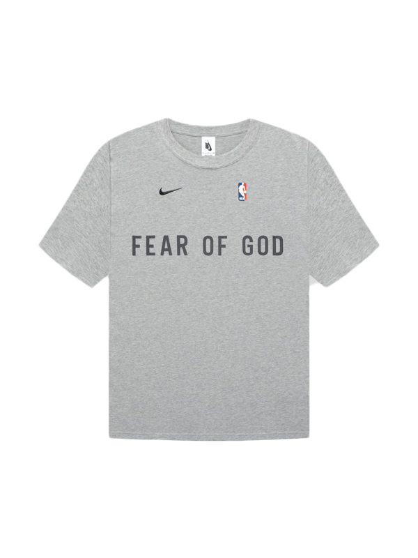 FEAR OF GOD X NIKE WARM UP T-SHIRT HEATHER GREY
