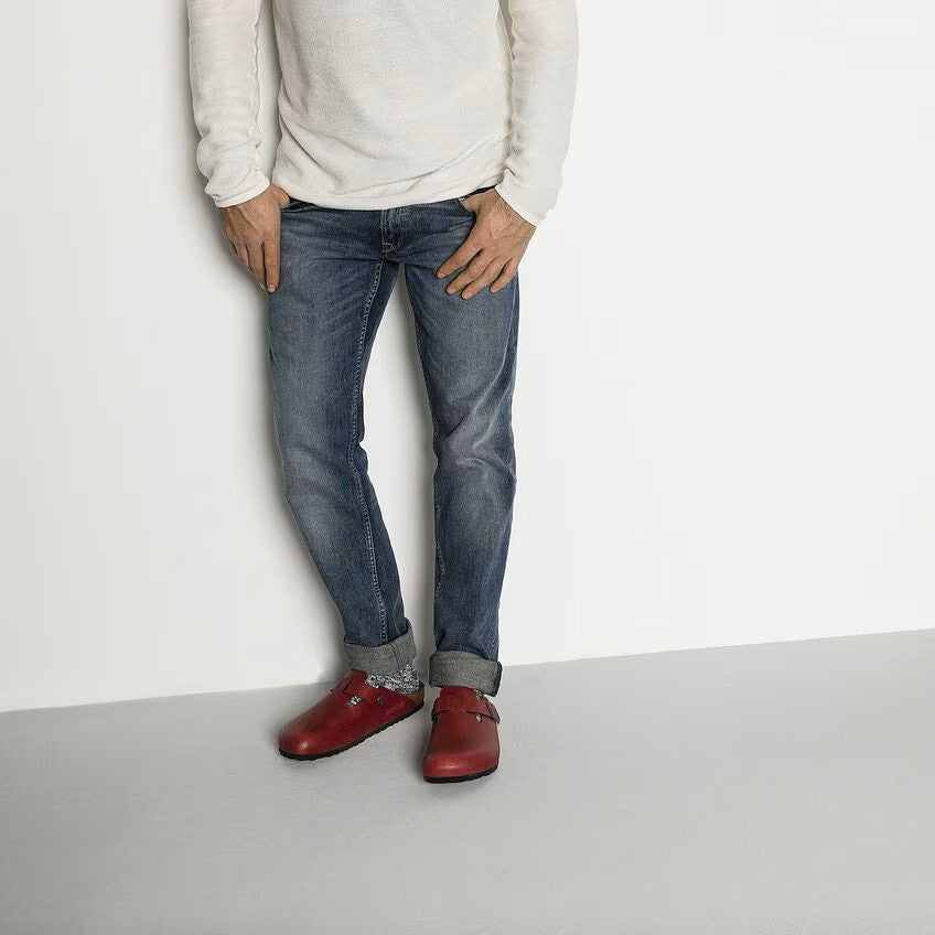 BIRKENSTOCK - COTTON SLUB 100 - BLUE/WHITE