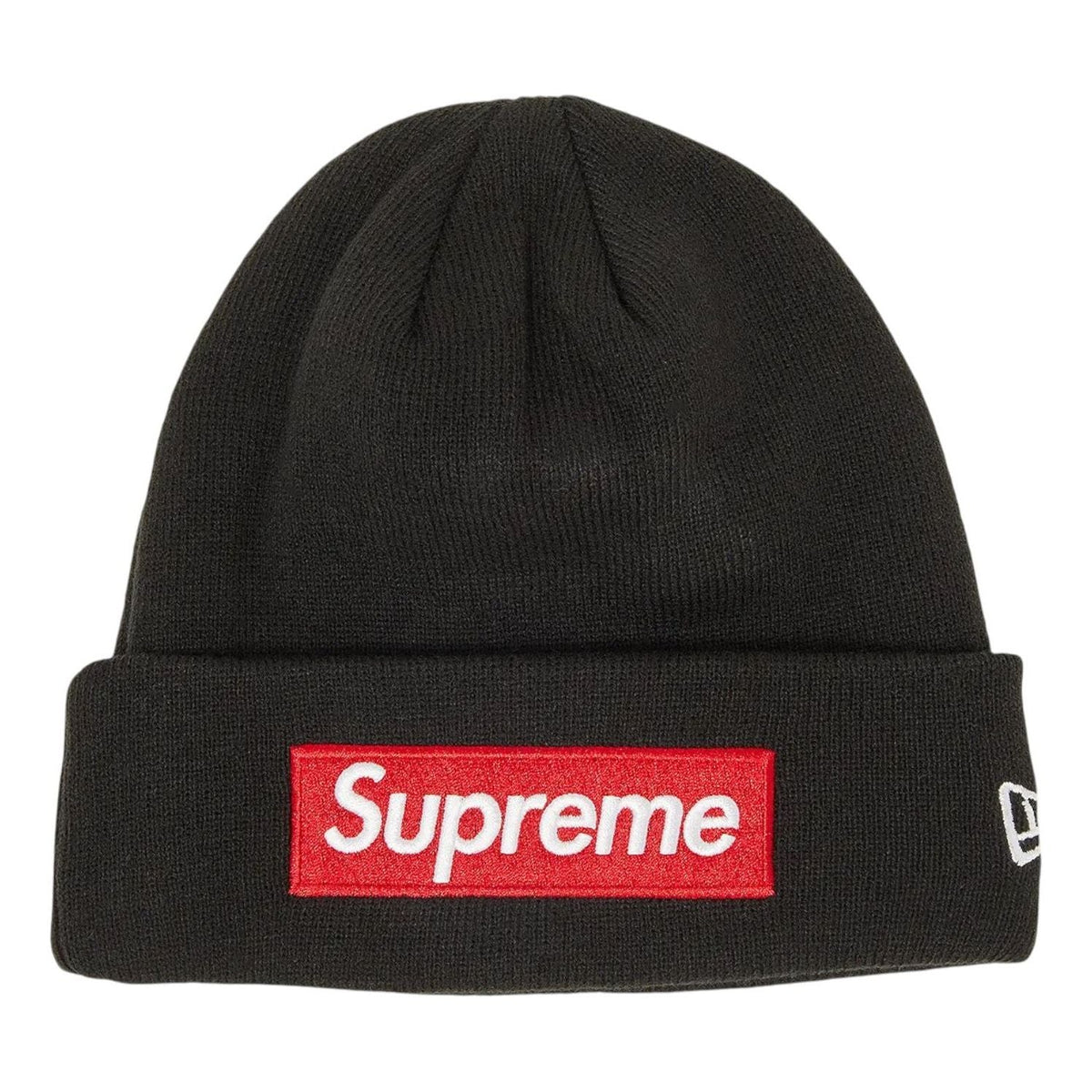 Supreme x New Era Box Logo Beanie 'Black' FW22BN10-BLACK