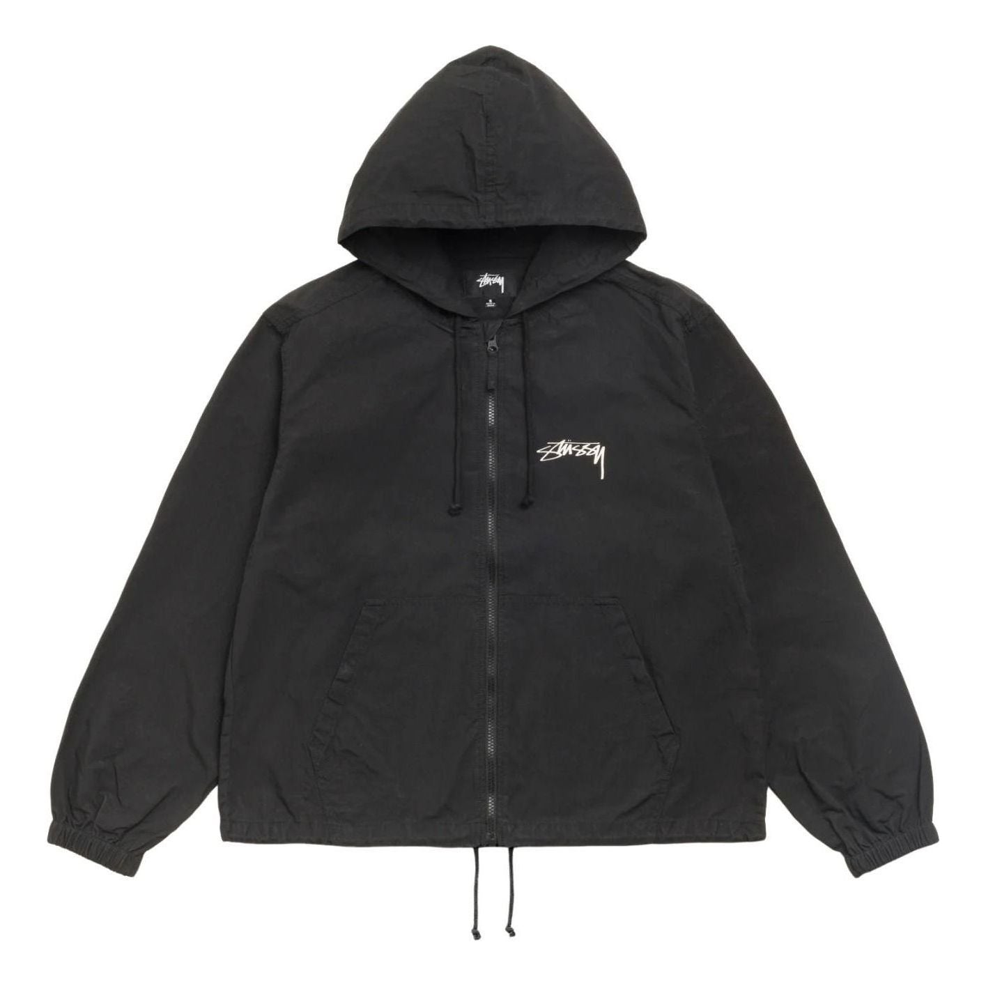 Stussy Waxed Cotton Beach Shell 'Black' 115951-BLAC