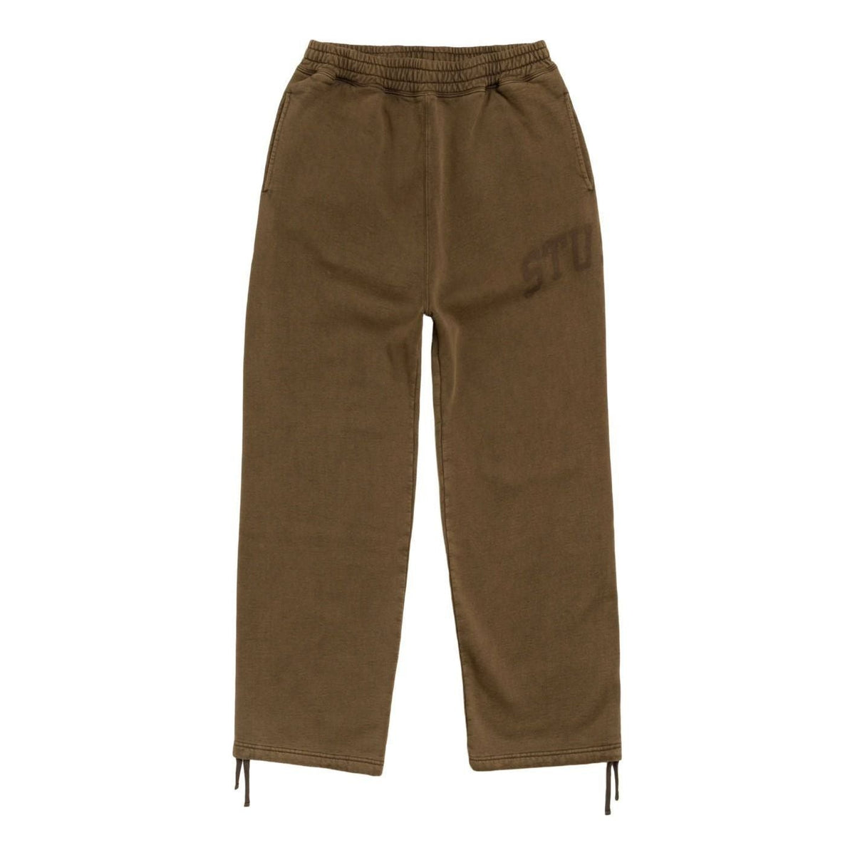 Stussy Faded Graphic Fleece Pants 'Washed Olive' 116667-OLIV