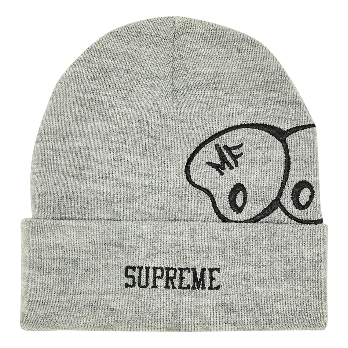 Supreme MF DOOM Beanie 'Heather Grey' FW23BN74-HEATHER-GREY