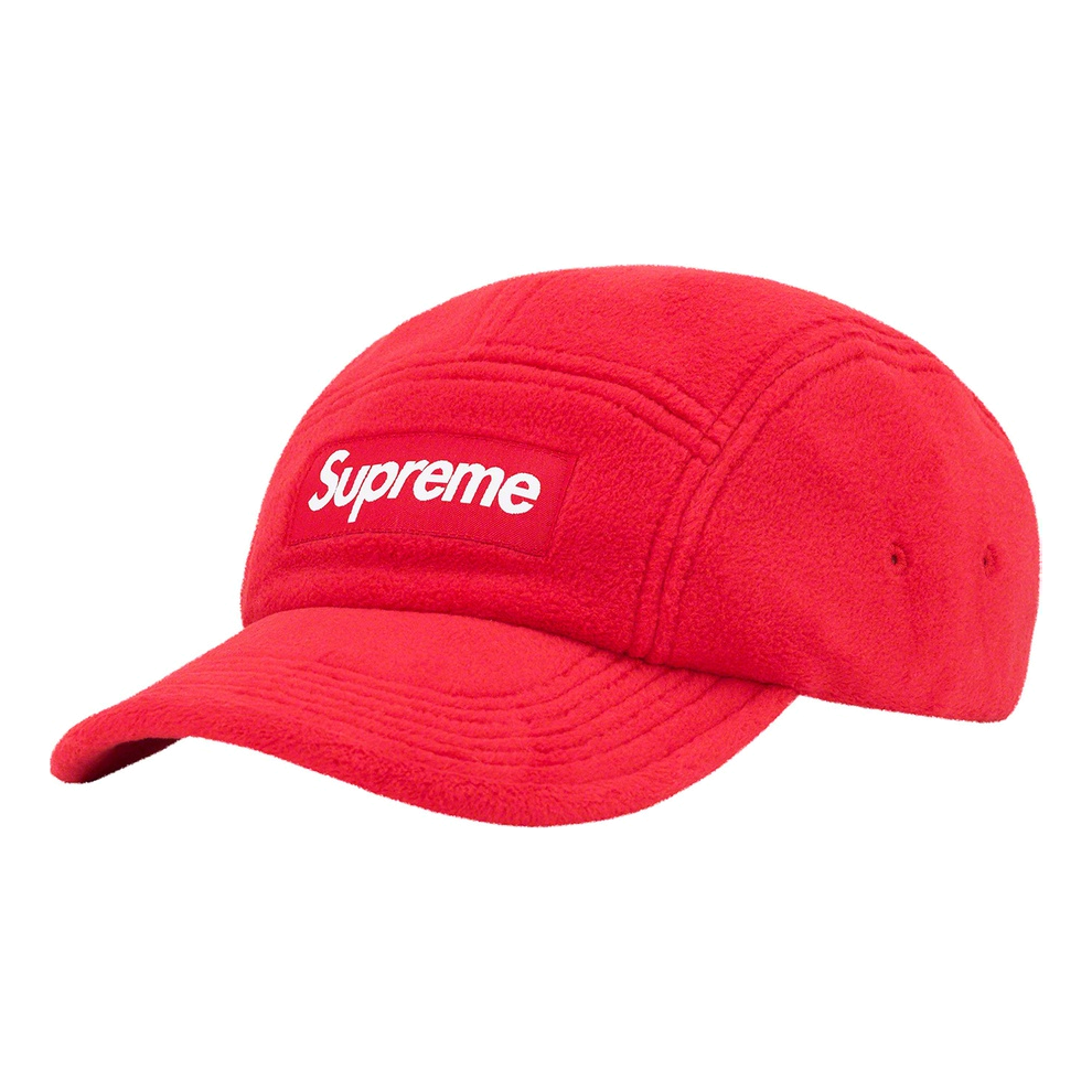 Supreme Polartec Camp Cap 'Red White' SUP-FW22-1091