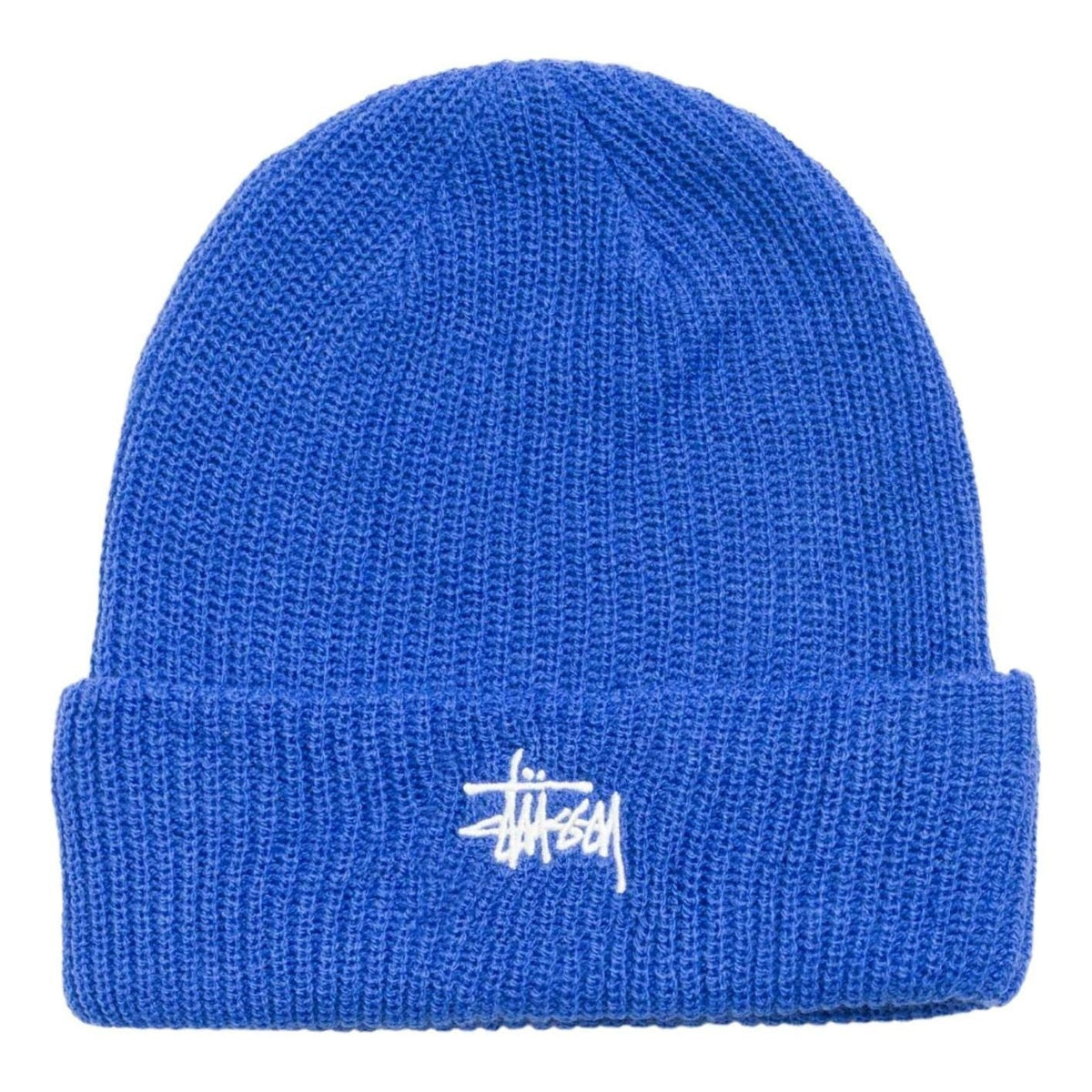 Stussy Basic Cuff Beanie 'True Blue' 1321262-TRUB