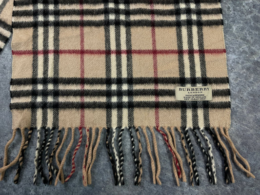 Burberry Cashmere Scarf Beige