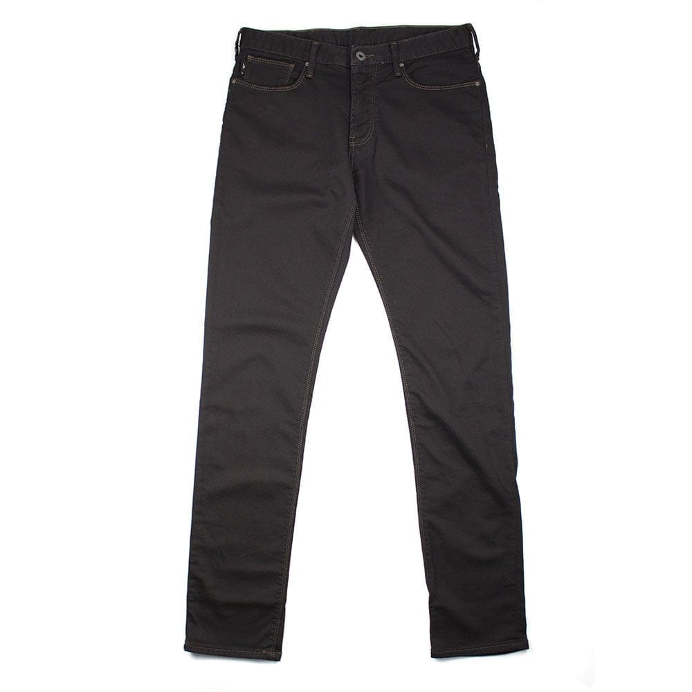 Emporio Armani J06 Slim Fit Denim Fleece Black
