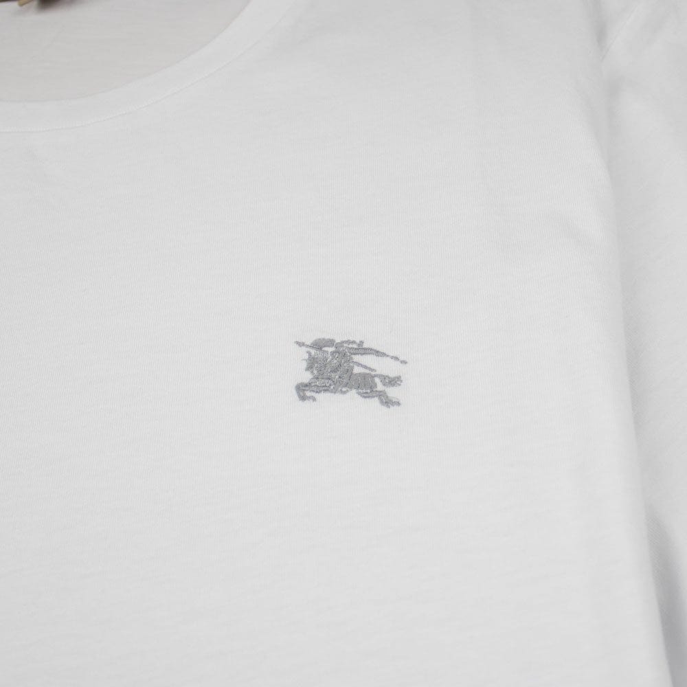 Burberry Joe-Forth Embroidered Logo T-shirt White/Grey