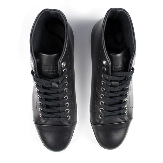 Versace Versus High Top Lion Head Sneaker Black
