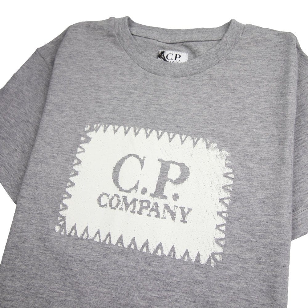 CP Company Undersixteen Patch Logo T-Shirt Grey