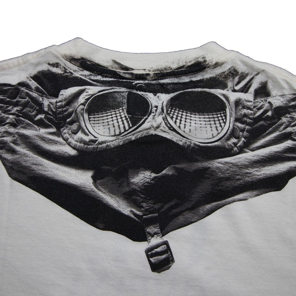 CP Company Undersixteen Goggle T-Shirt Off White