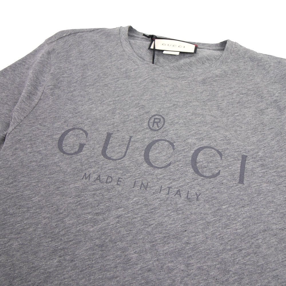 Gucci Classic Logo T-shirt Light Grey