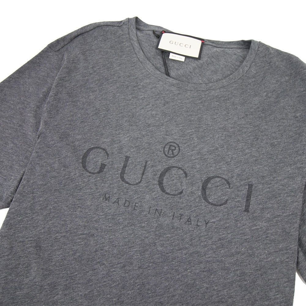 Gucci Classic Logo T-shirt Dark Grey