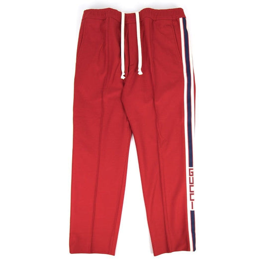 Gucci Jogging Pant With Gucci Stripe Red