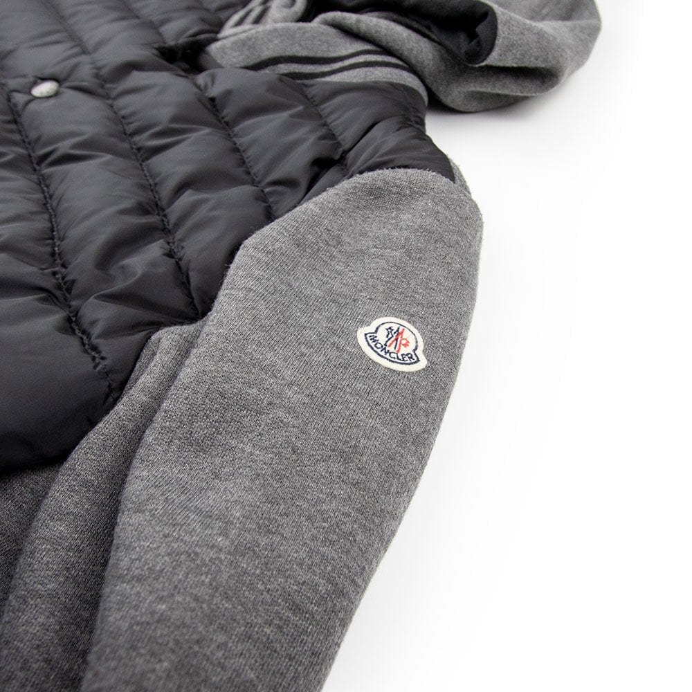 Moncler Padded Body Hooded Jacket Dark Grey