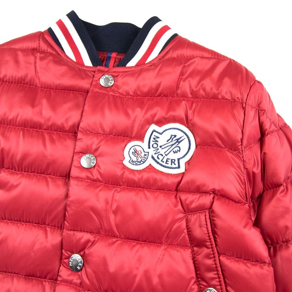 Moncler Junior Corbiac Jacket Red