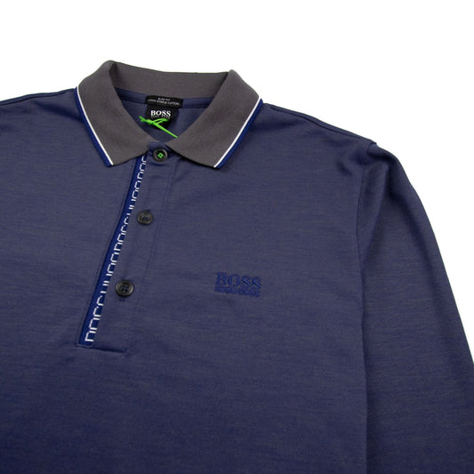 Hugo Boss Pleesy 4 Long Sleeve Polo Blue