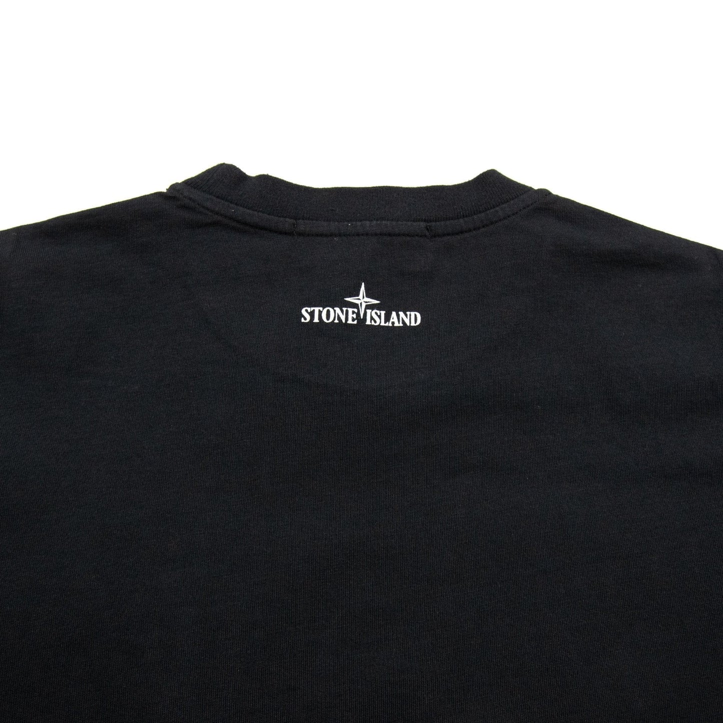 Stone Island Junior Compass Pocket T-Shirt Black