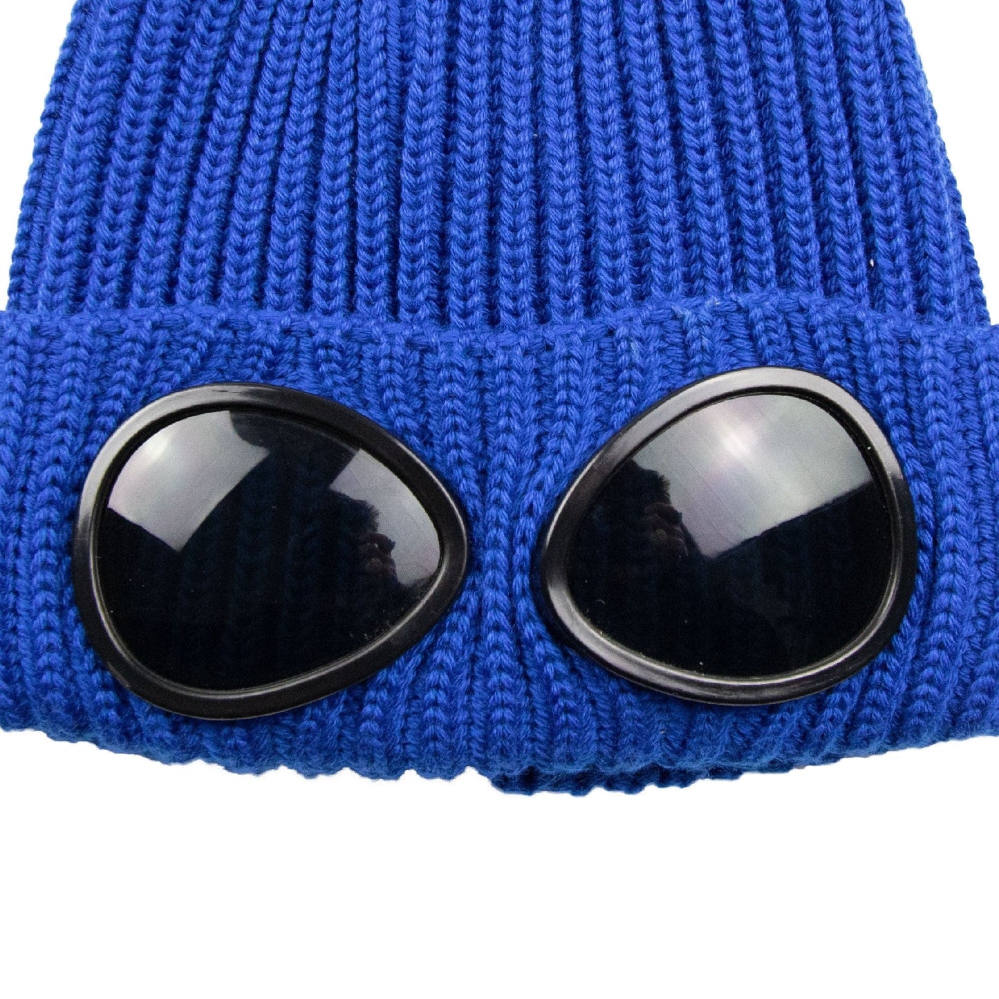 CP Company Undersixteen Goggle Winter Beanie Electric Blue