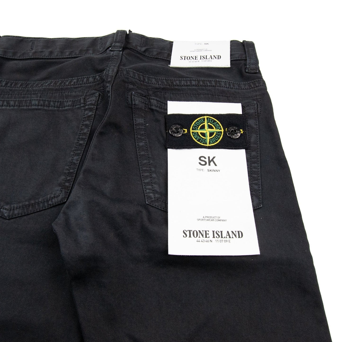 Stone Island Junior SK Chino Black