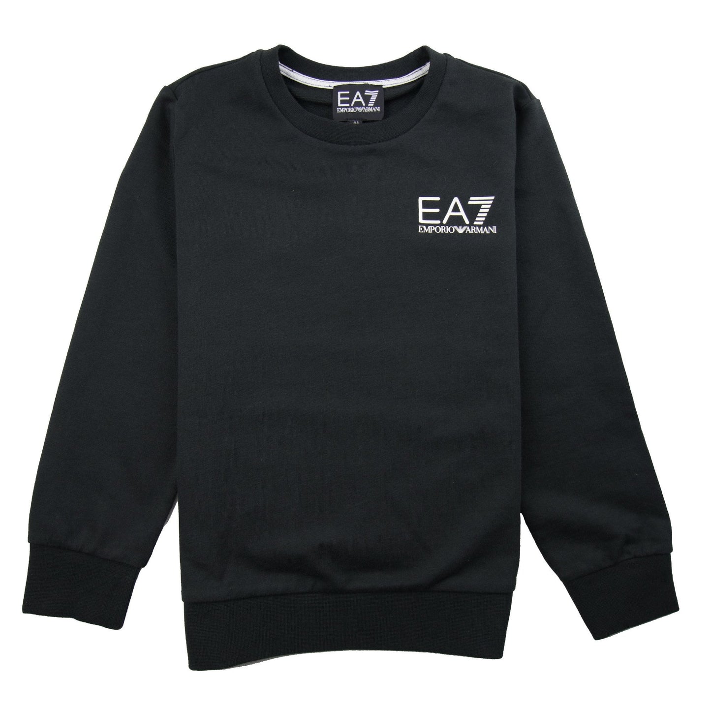 Emporio Armani EA7 Junior Chest Logo Sweat Black