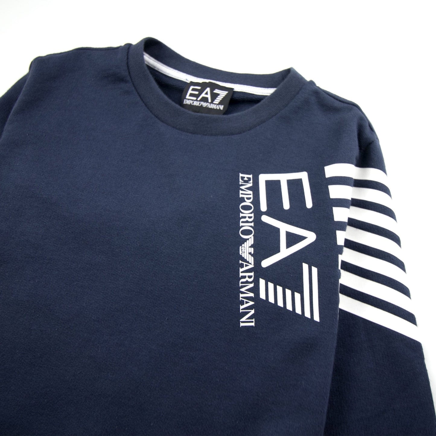 Emporio Armani EA7 Junior Side Logo Sweat Navy
