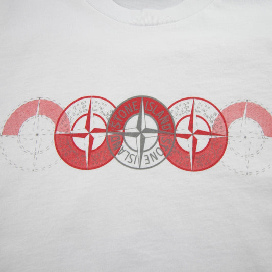 Stone Island Junior 5 Compass T-Shirt White
