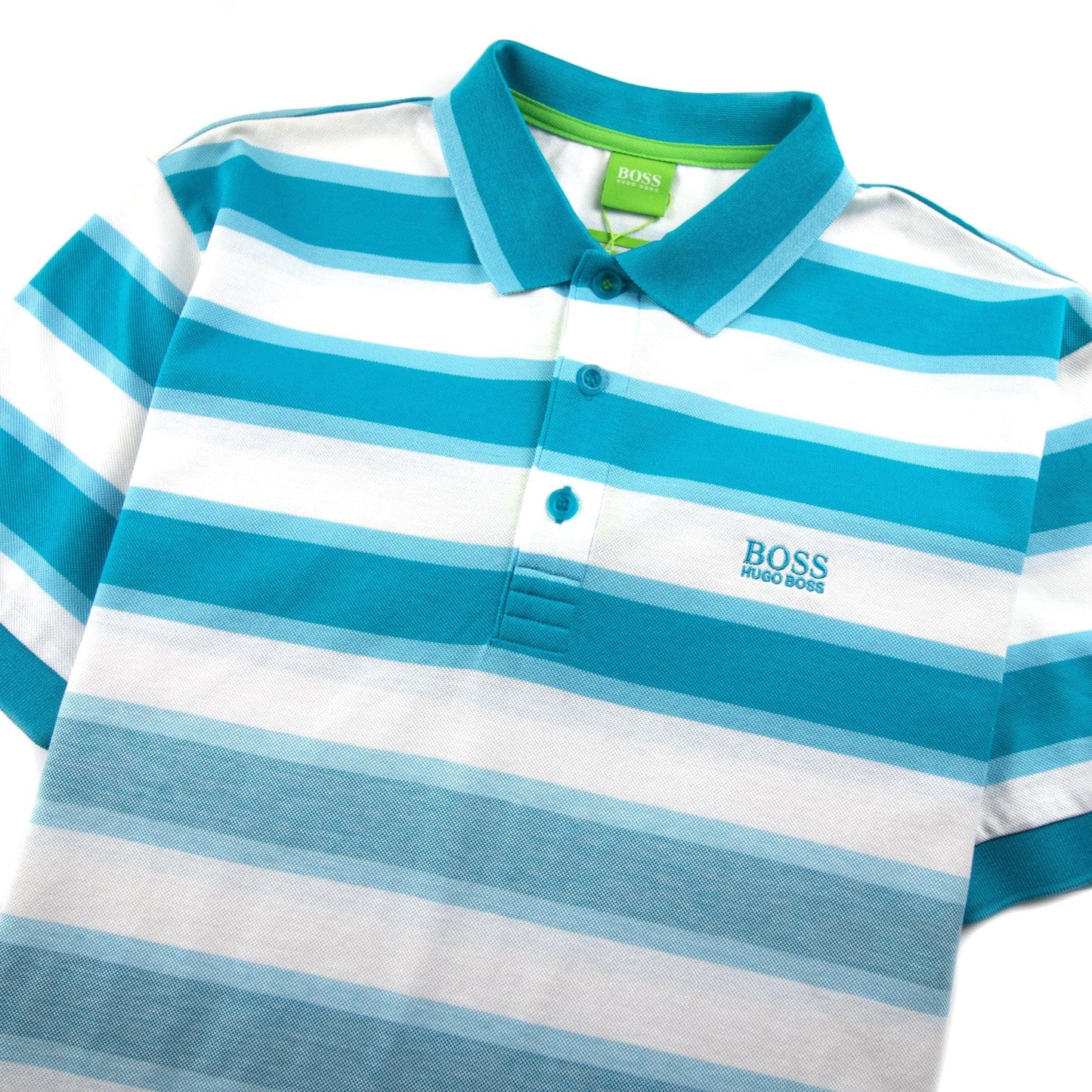 Hugo Boss Paddy 1 Striped Short Sleeve Baby Blue