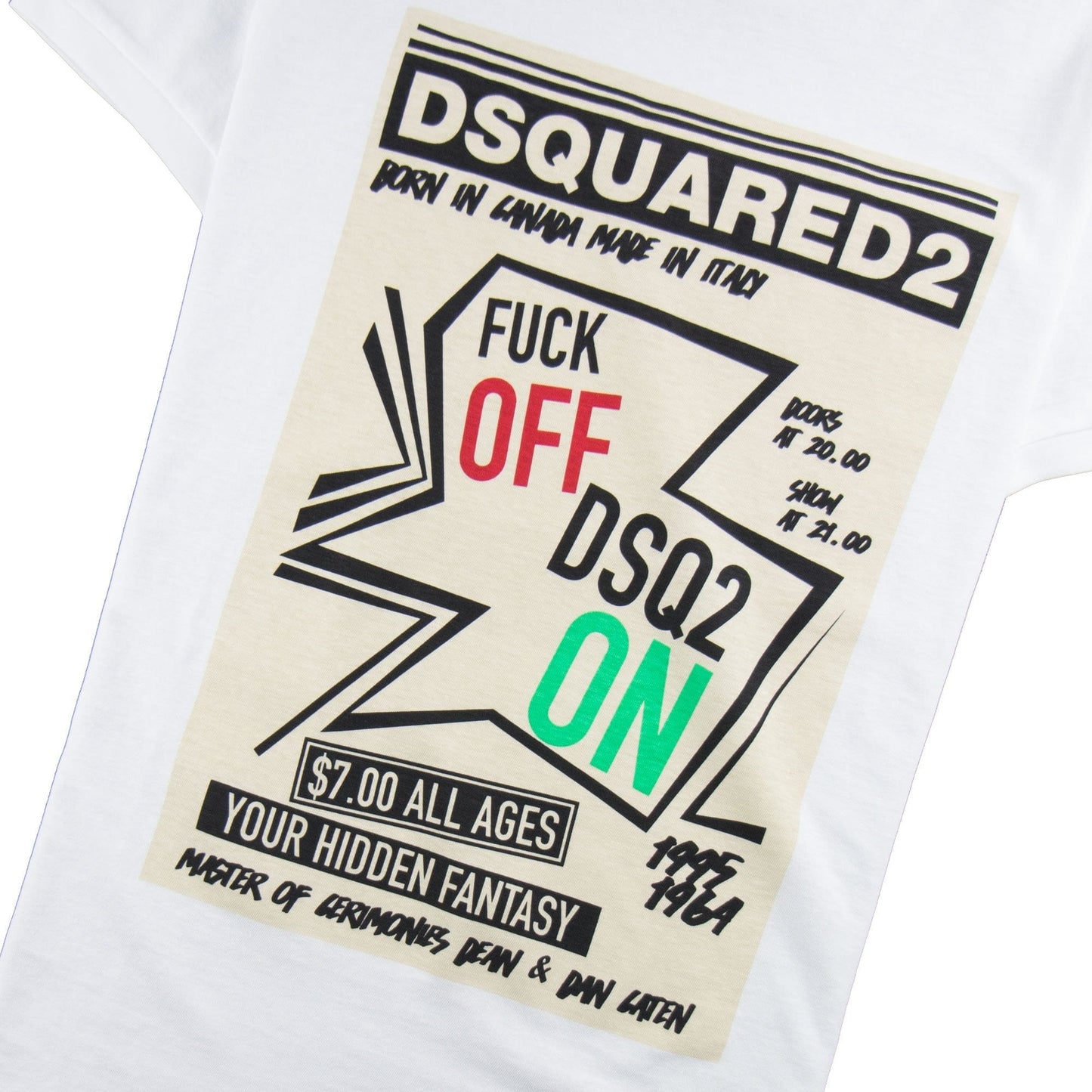 Dsquared2 Your Hidden Fantasy T-Shirt White