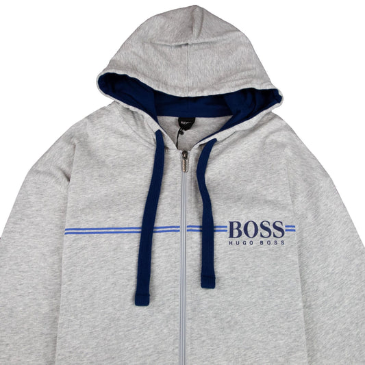 Hugo Boss Authentic Hooded Jacket Grey/Blue