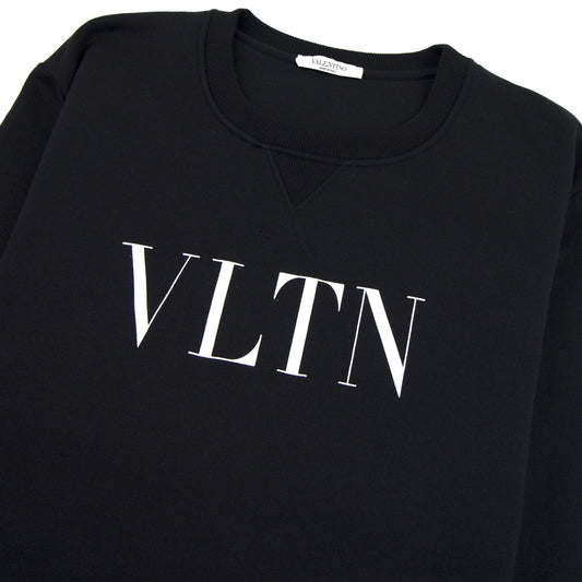 Valentino Vltn Crewneck Sweatshirt Black