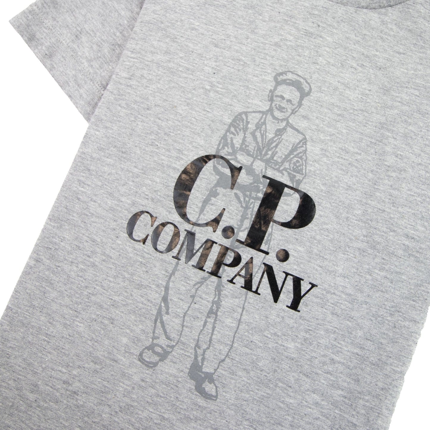 CP Company Undersixteen Worker Logo T-shirt Grey M93