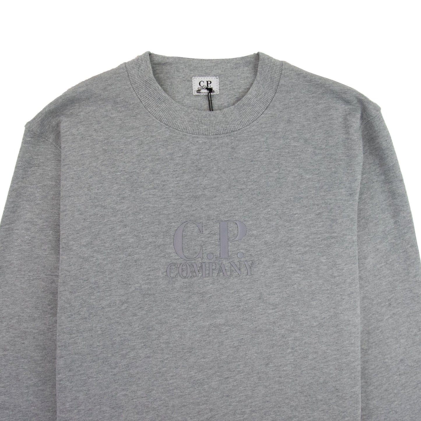 CP Company Fleece Sweatshirt Front Logo Grey M93