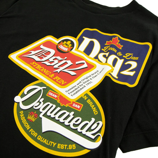 Dsquared2 Strong & Fun Vintage T-shirt Black 900