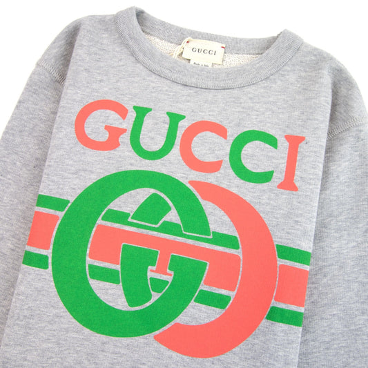 Gucci Junior Interlocking G Sweatshirt Grey