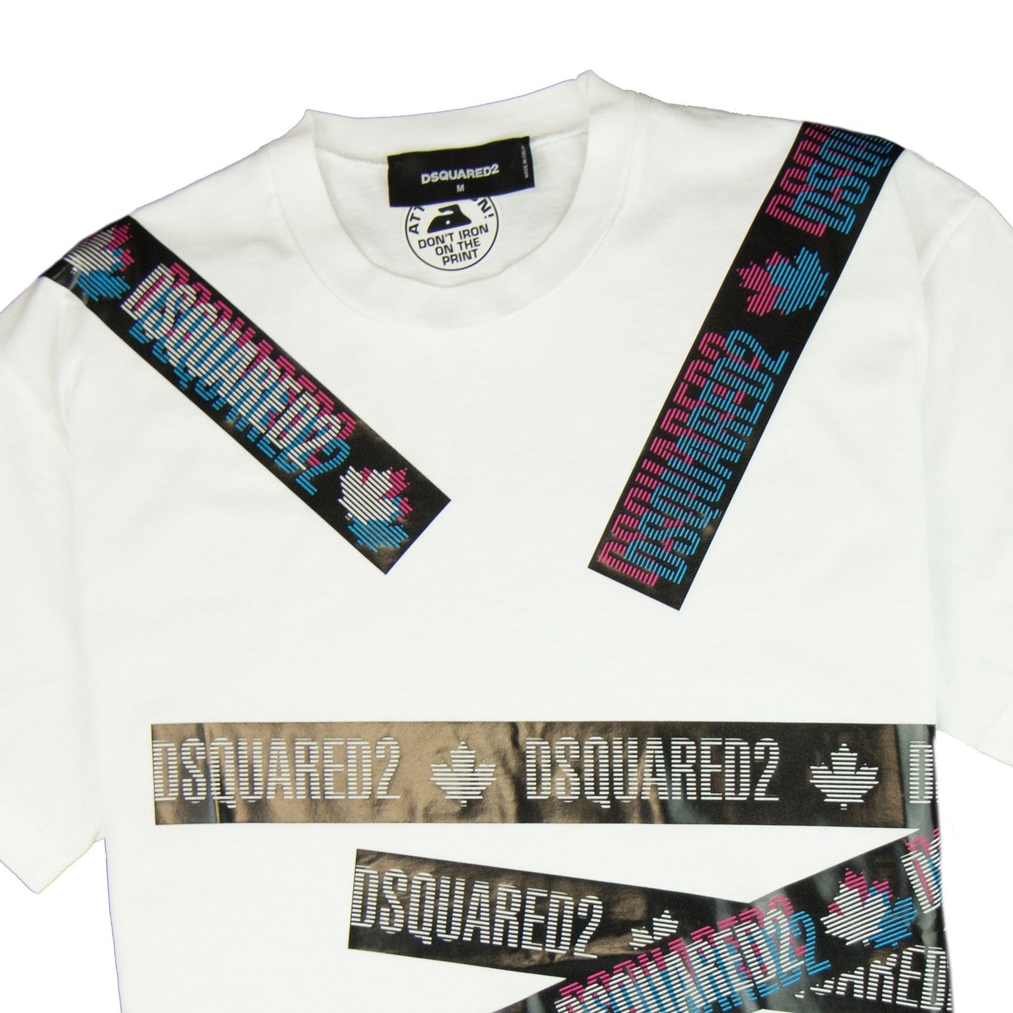 Dsquared2 Logo Tape T-shirt White 100