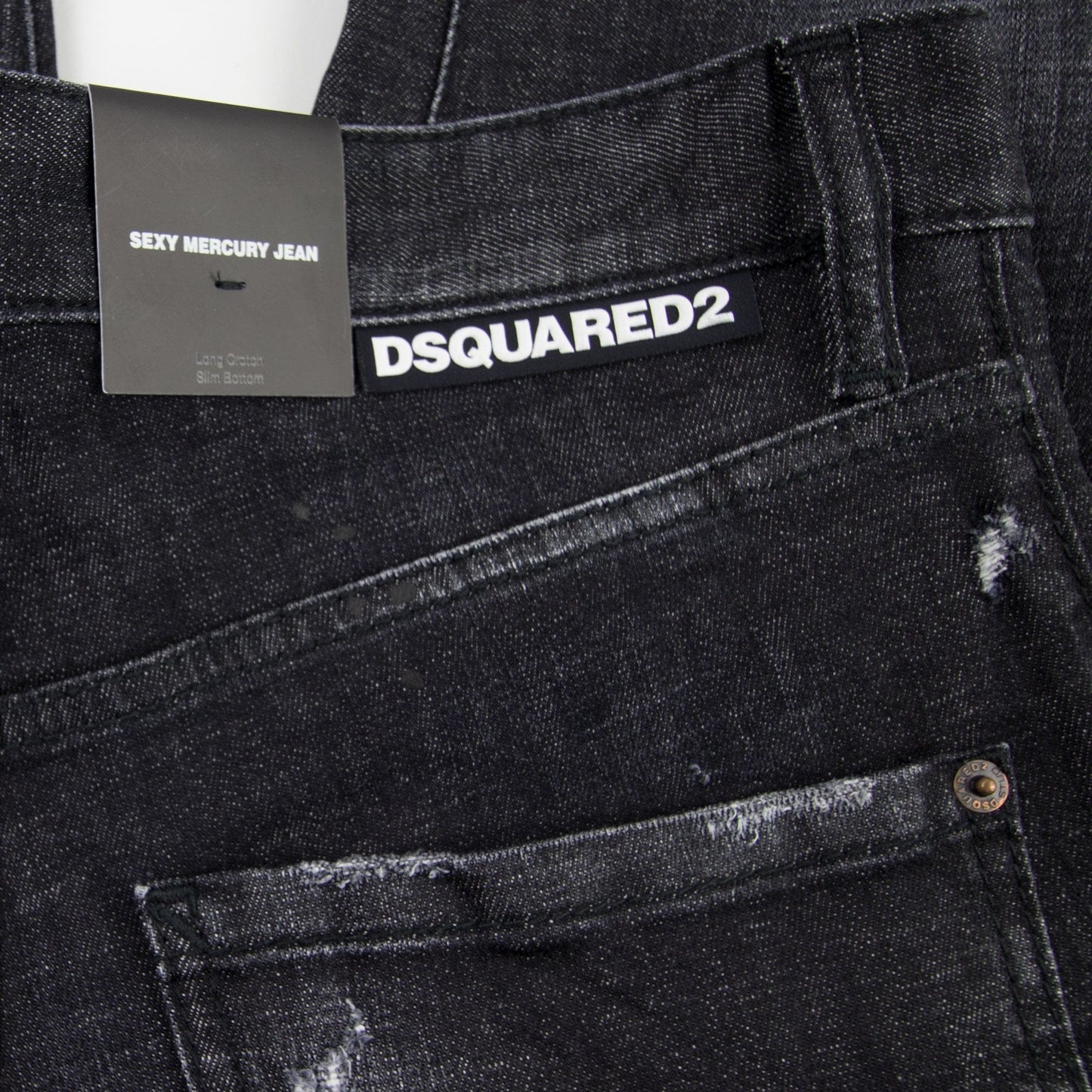 Dsquared2 Distressed Sexy Mercury Jean Black 900