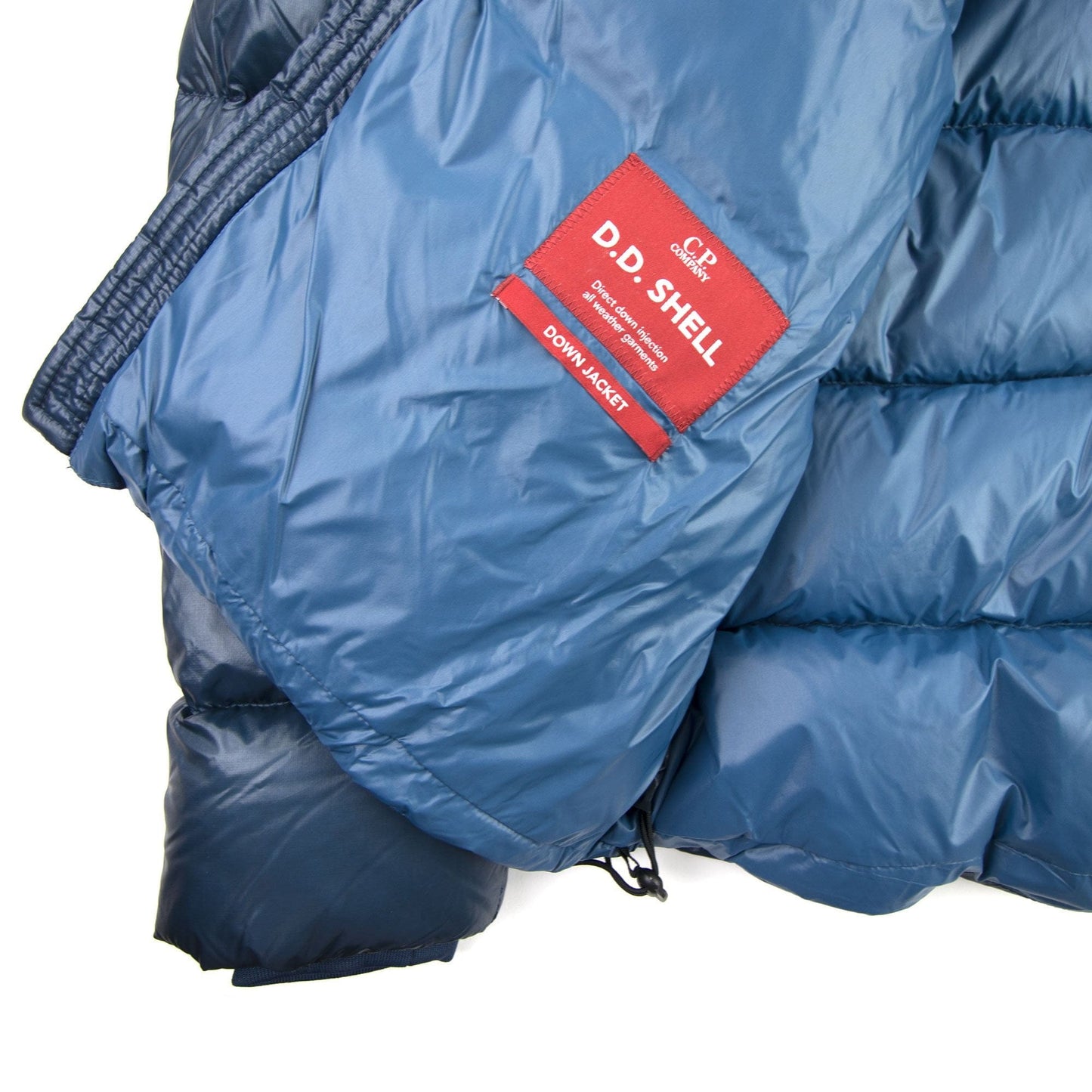 CP Company DD Shell Medium Puffa Jacket Dark Denim 879