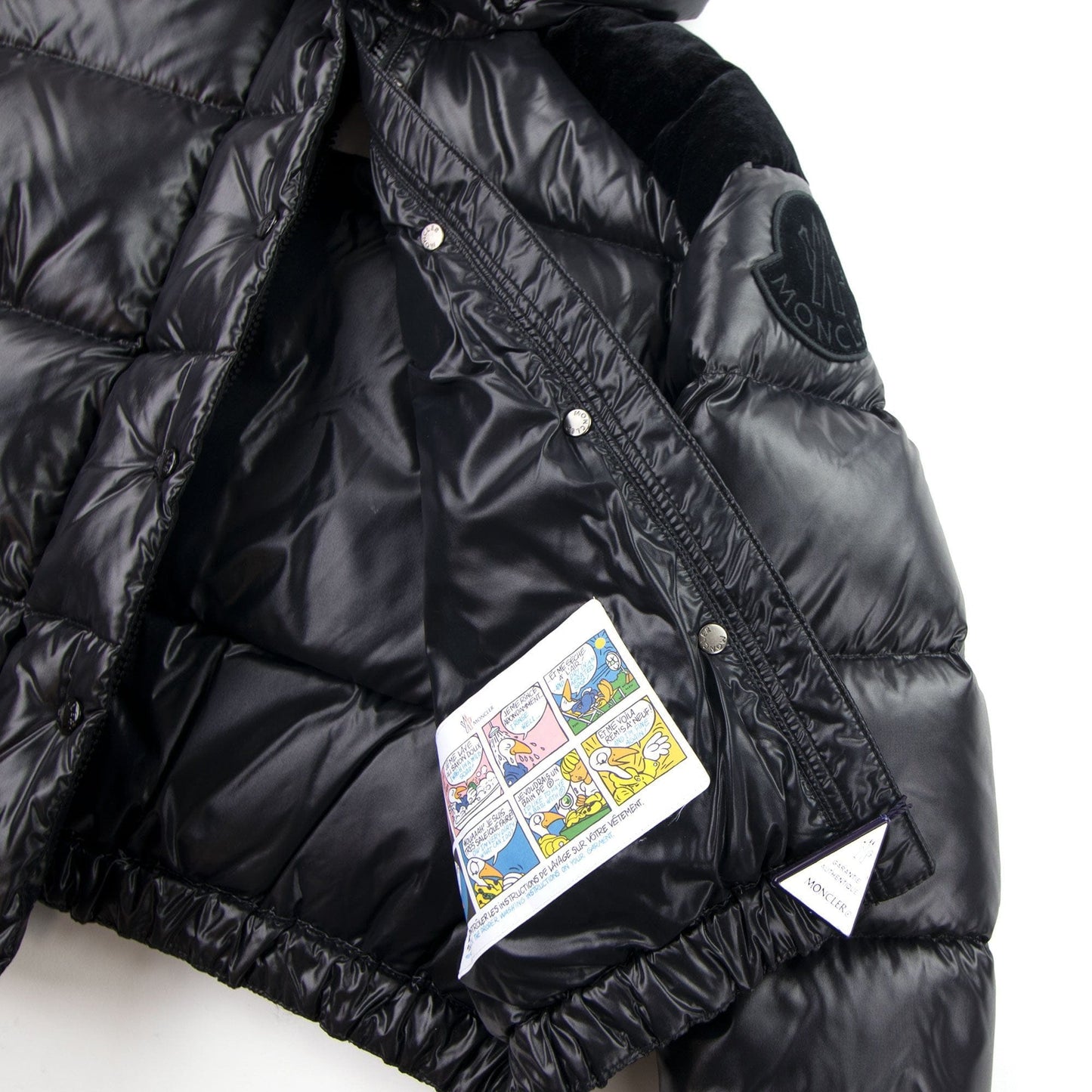 Moncler Junior Chouette Giubbotto Down Jacket Black 999