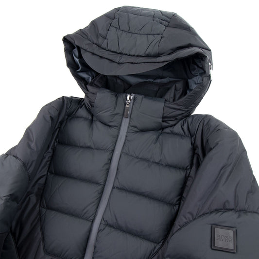 Hugo Boss Patton Padded Parka Coat Black