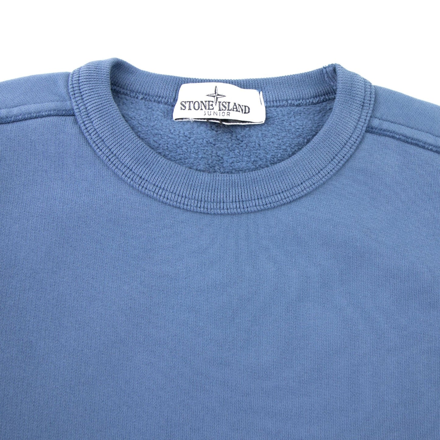 Stone Island Junior 60940 Crewneck Core Sweatshirt Avio Blue V0024