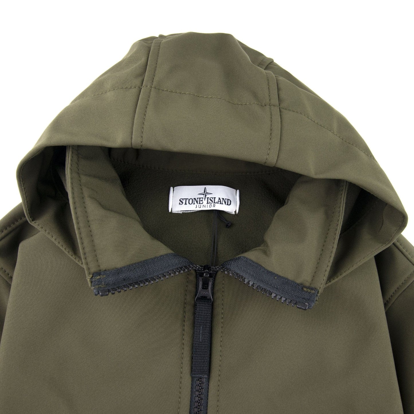 Stone Island Junior Q0230 Soft Shell-R Jacket Khaki V0054