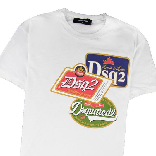 Dsquared2 Strong & Fun Vintage T-shirt White 100