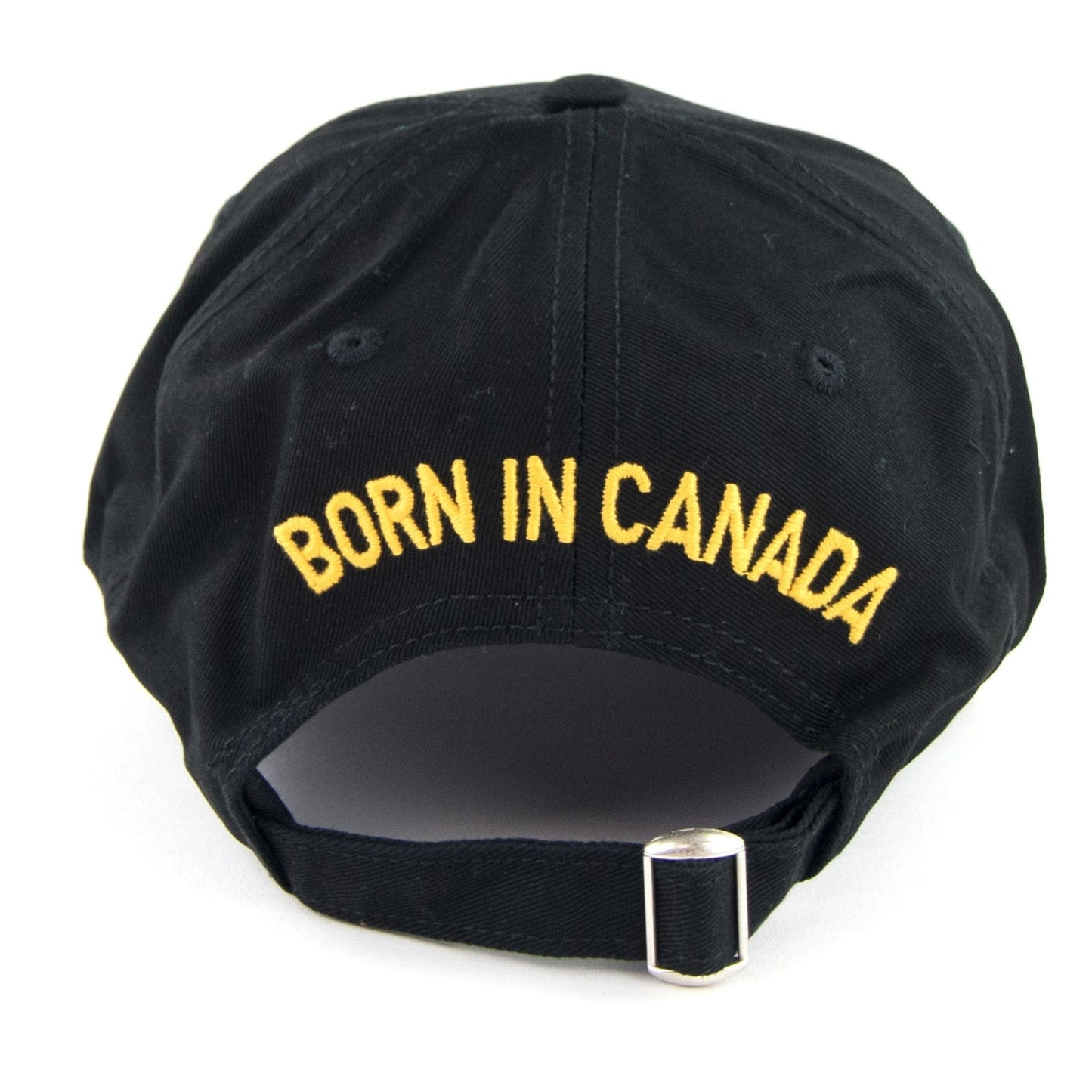 Dsquared2 Patch Caten Twins Square Embroidered Baseball Cap Black