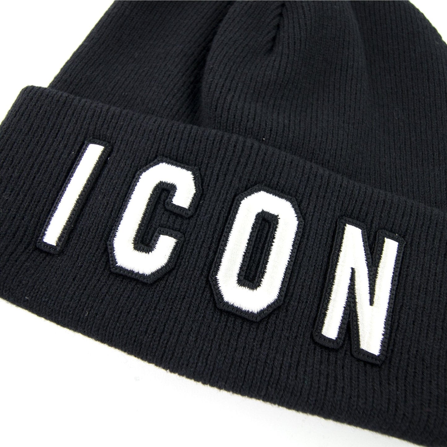 Dsquared2 Icon Beanie Hat Black/white