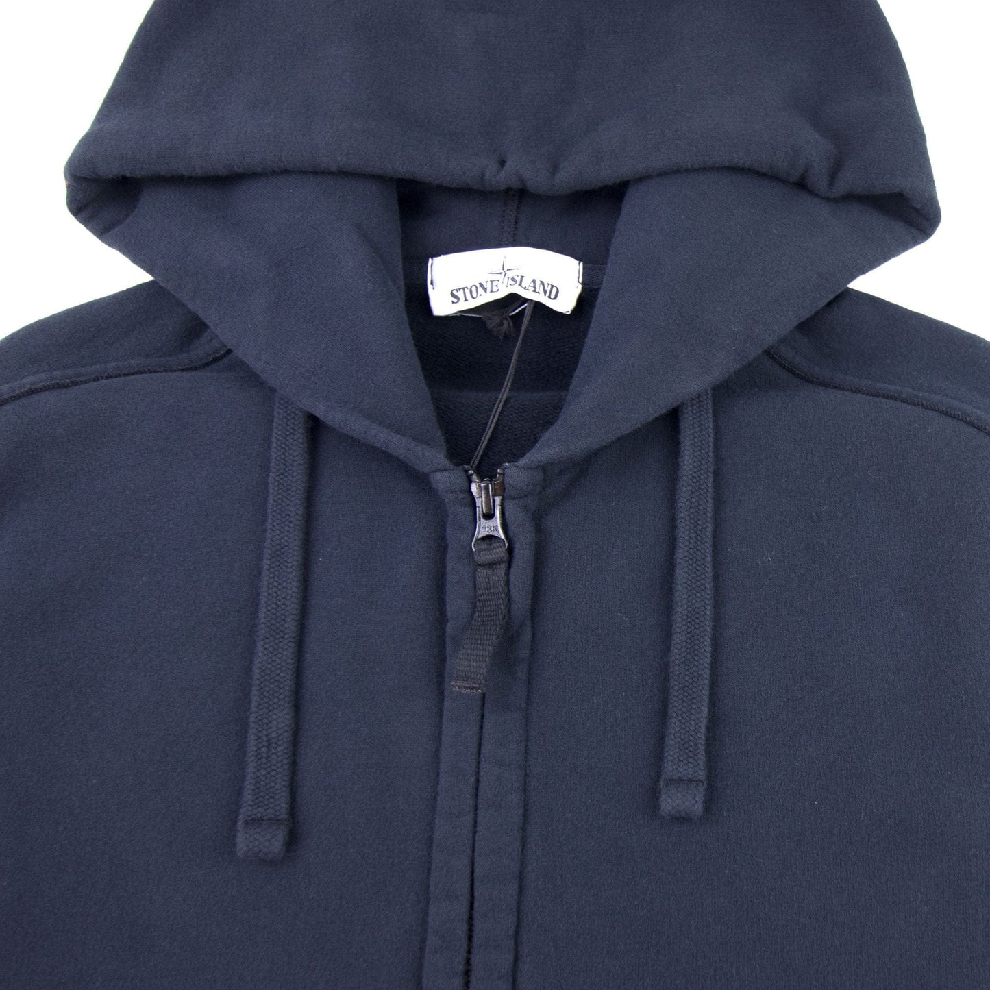 Stone Island 60220 Zip Up Hoodie Navy V0020