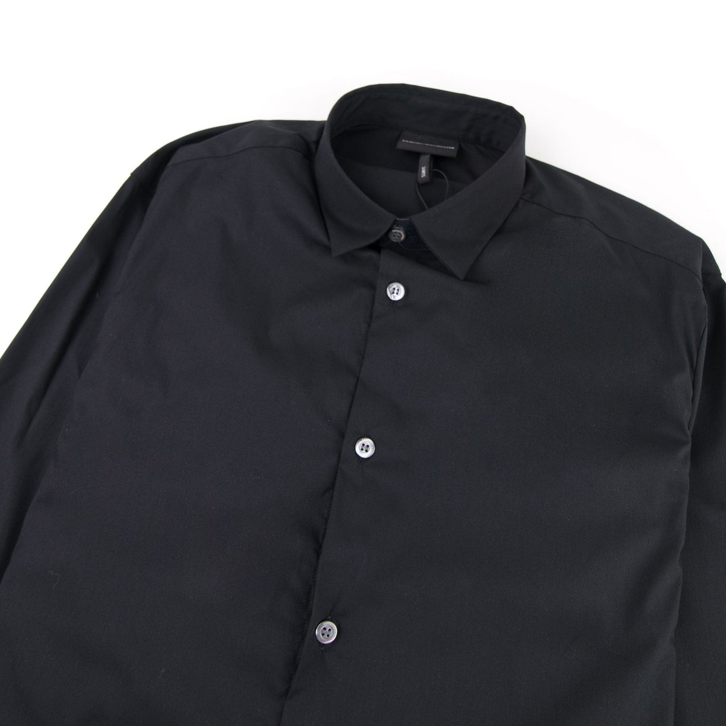 Emporio Armani Stretch Poplin Shirt Nero