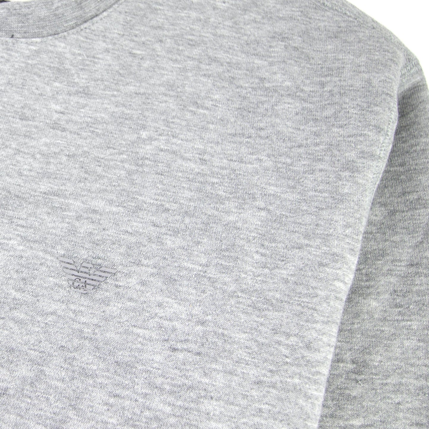 Emporio Armani Small Logo Sweatshirt Grey Melange